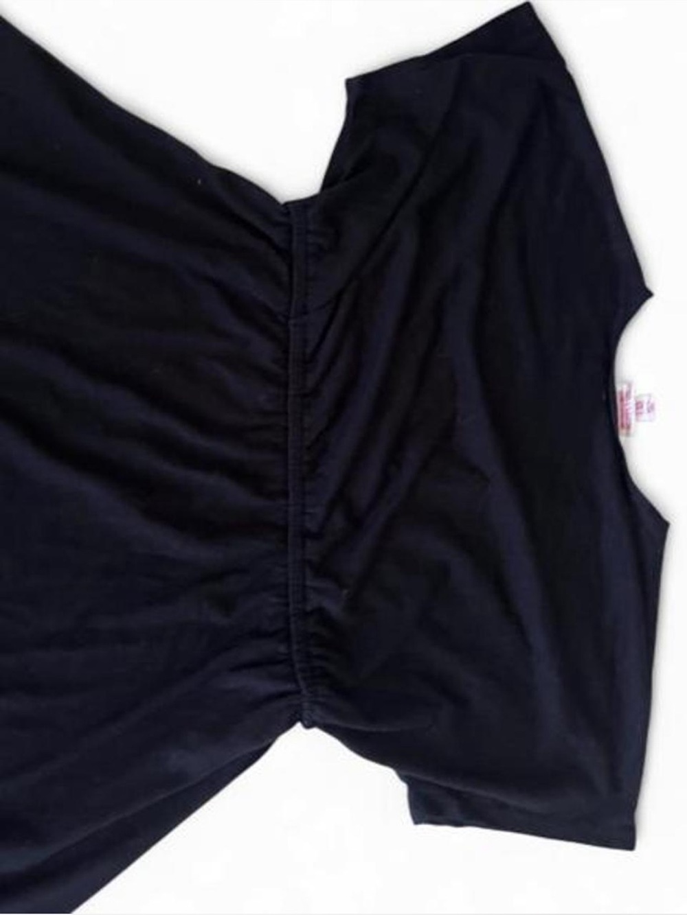 Vintage Mossimo Black Babydoll V-Neck Flowy mini Dress XS - Picture 6 of 8